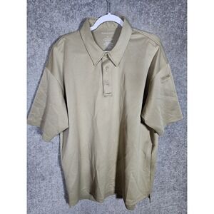 Propper Tactical Performance Polo Shirt Mens Size XL Khaki Tan‎ Short Sleeve